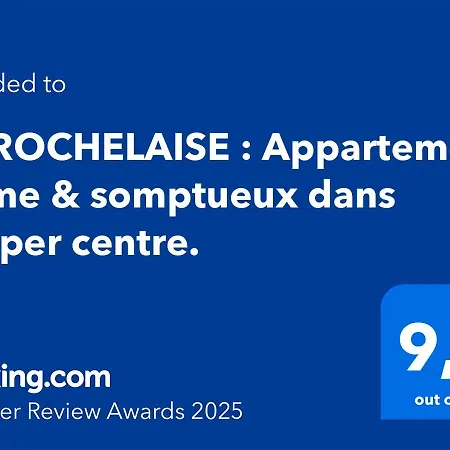 La Rochelaise : Calme & Somptueux Dans L'hyper Centre. Appartement La Rochelle (Charente-Maritime)